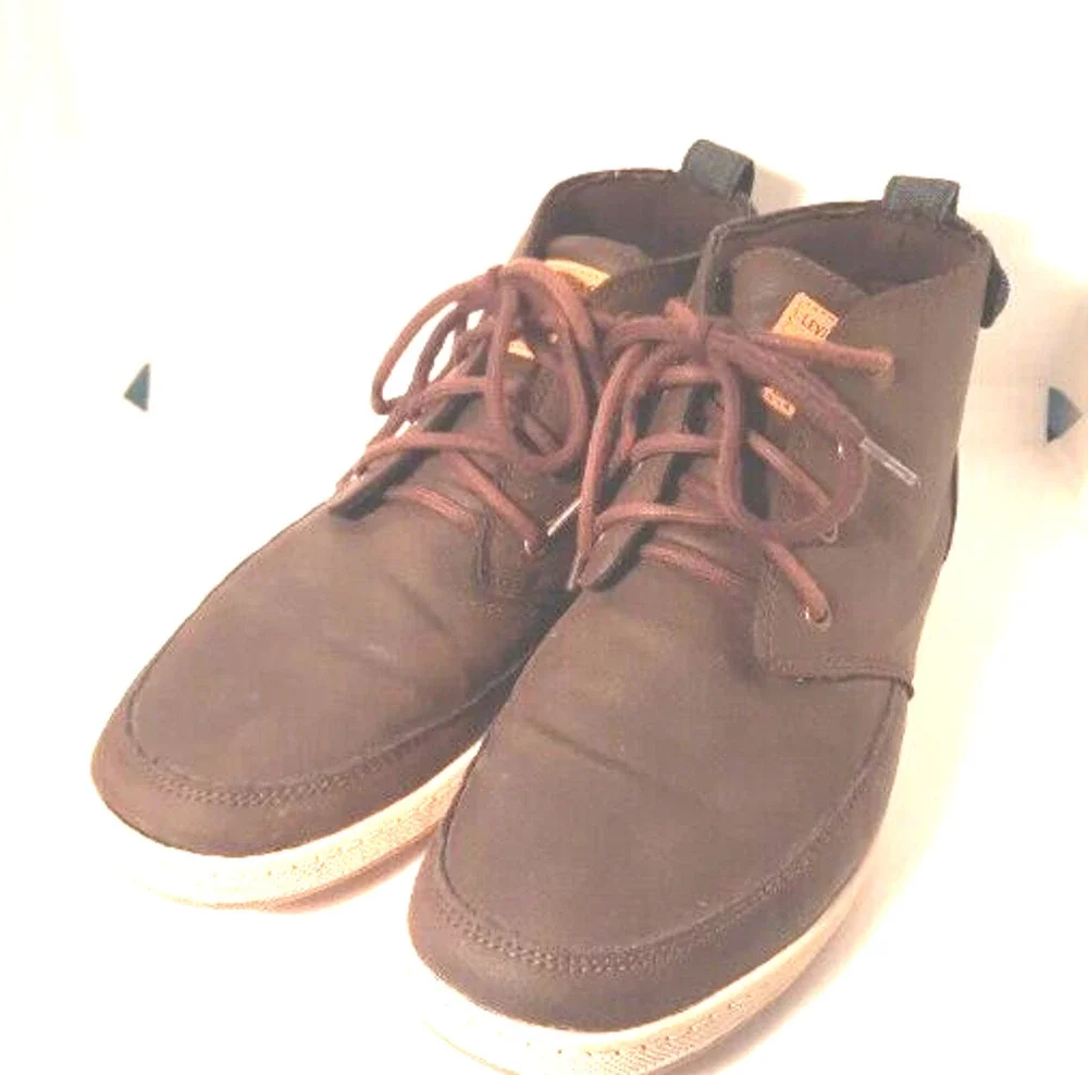 Levi's Mens Brown Chukka Ankle Boots Shoes Pre-owned Size US 9